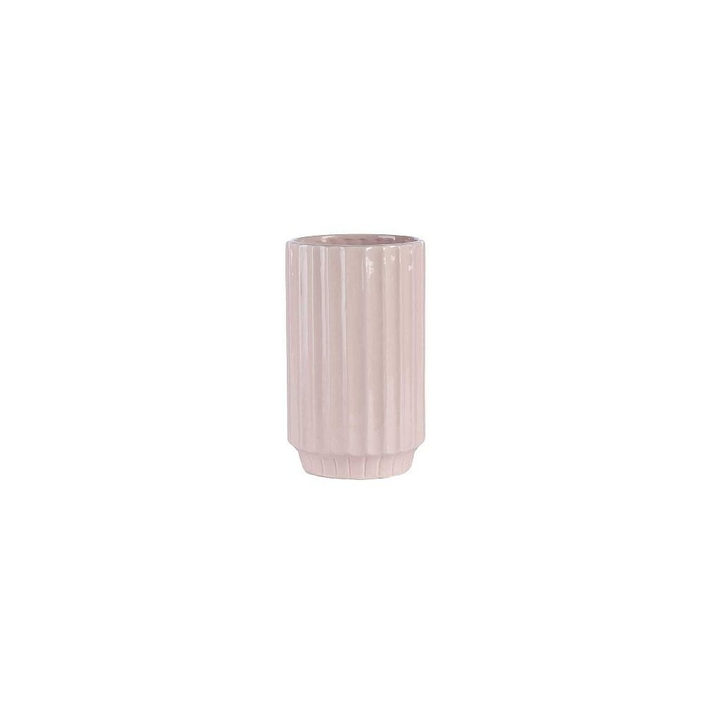 VASO ROSA CERAMICA D.14.5 H.24